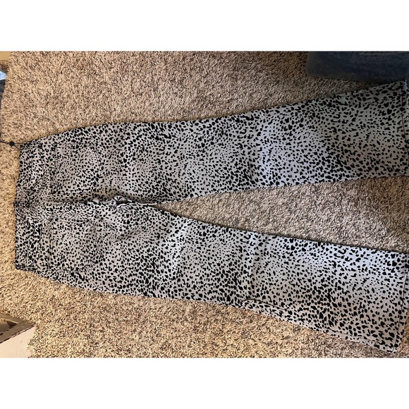 Rag & Bone Hana Grey Cheetah High Rise Crop Ankle Jeans 24 NWT - Picture 7 of 10